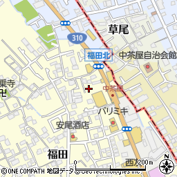 大阪府堺市中区福田1082周辺の地図