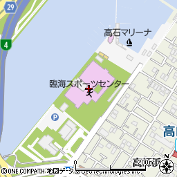大阪府立臨海スポーツセンター　第２体育室周辺の地図