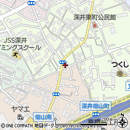 大阪府堺市中区深井東町2680-2周辺の地図