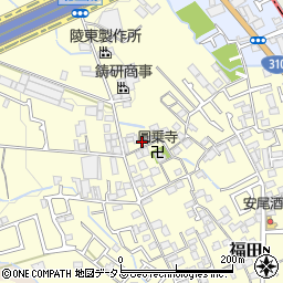 大阪府堺市中区福田1282周辺の地図