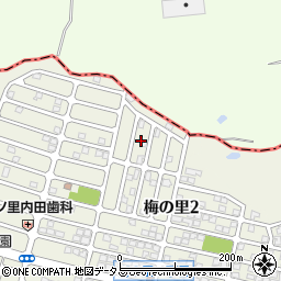大阪府富田林市梅の里2丁目20周辺の地図