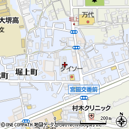 大阪府堺市中区堀上町147周辺の地図