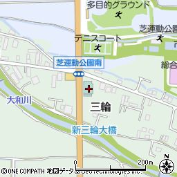 奈良県桜井市三輪744-1周辺の地図