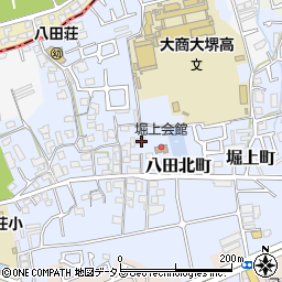 大阪府堺市中区堀上町405周辺の地図