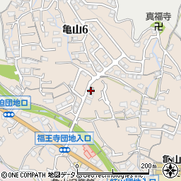 亀山児童クラブ・ＫＣＡ周辺の地図
