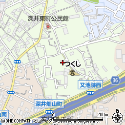 大阪府堺市中区深井東町2652周辺の地図