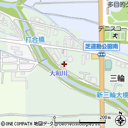 奈良県桜井市三輪784-6周辺の地図
