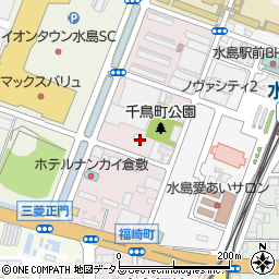 岡山県倉敷市水島西千鳥町周辺の地図
