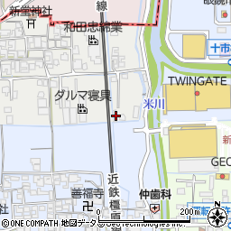 奈良県橿原市西新堂町114-1周辺の地図