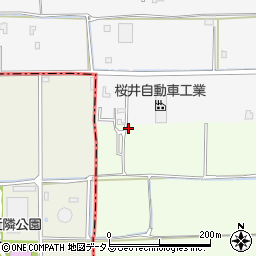奈良県桜井市新屋敷294周辺の地図