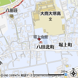 大阪府堺市中区堀上町周辺の地図