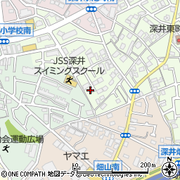 大阪府堺市中区深井東町3068周辺の地図