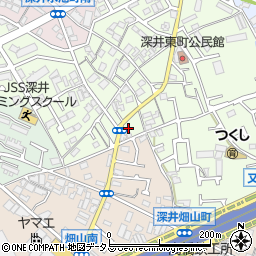 大阪府堺市中区深井東町2679周辺の地図