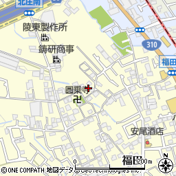 大阪府堺市中区福田1323周辺の地図