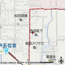 奈良県大和高田市大谷63周辺の地図