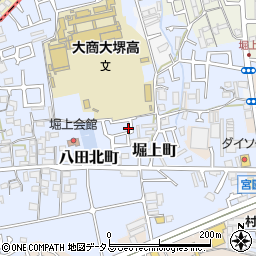 大阪府堺市中区堀上町333-27周辺の地図