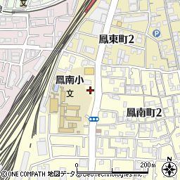 ＧＳパーク鳳南町駐車場周辺の地図