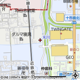 奈良県橿原市西新堂町125周辺の地図