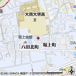 大阪府堺市中区堀上町333-17周辺の地図