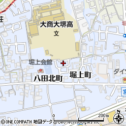 大阪府堺市中区堀上町333-18周辺の地図
