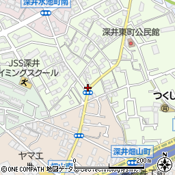 大阪府堺市中区深井東町2680-1周辺の地図