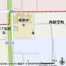 奈良県橿原市西新堂町62周辺の地図