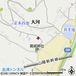 岡山県笠岡市大河989周辺の地図