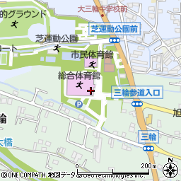 奈良県桜井市三輪675-1周辺の地図