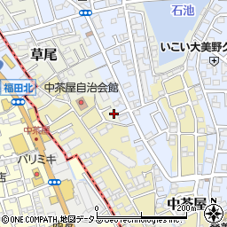 大阪府堺市東区草尾254周辺の地図