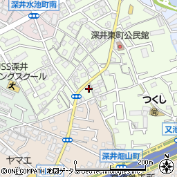 大阪府堺市中区深井東町2679-6周辺の地図