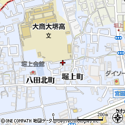 大阪府堺市中区堀上町333-28周辺の地図