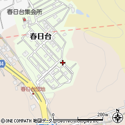 岡山県笠岡市春日台83-1周辺の地図