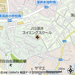 ＪＳＳ深井スイミングスクール周辺の地図