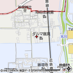 奈良県橿原市西新堂町100周辺の地図