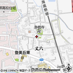 大阪府堺市東区丈六443-3周辺の地図