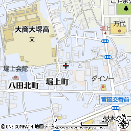 大阪府堺市中区堀上町137周辺の地図