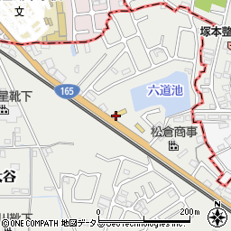 奈良県大和高田市大谷348周辺の地図