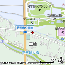 奈良県桜井市三輪701-36周辺の地図