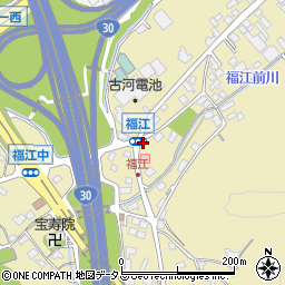岡山県倉敷市福江周辺の地図
