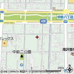岡山県倉敷市中畝周辺の地図