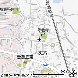 大阪府堺市東区丈六443-1周辺の地図