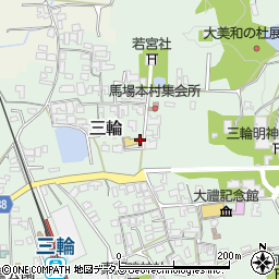 奈良県桜井市三輪535周辺の地図