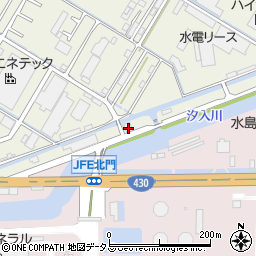 岡山県倉敷市連島町鶴新田3077-1周辺の地図