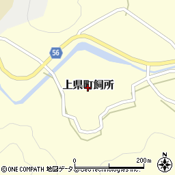 長崎県対馬市上県町飼所周辺の地図