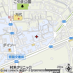 大阪府堺市中区堀上町106周辺の地図