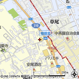 大阪府堺市中区福田1305周辺の地図
