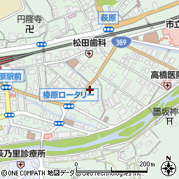株式会社粟子石材店周辺の地図