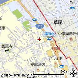 大阪府堺市中区福田1304周辺の地図