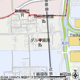 奈良県橿原市西新堂町104周辺の地図
