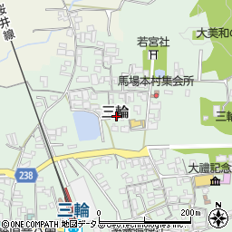 奈良県桜井市三輪550周辺の地図
